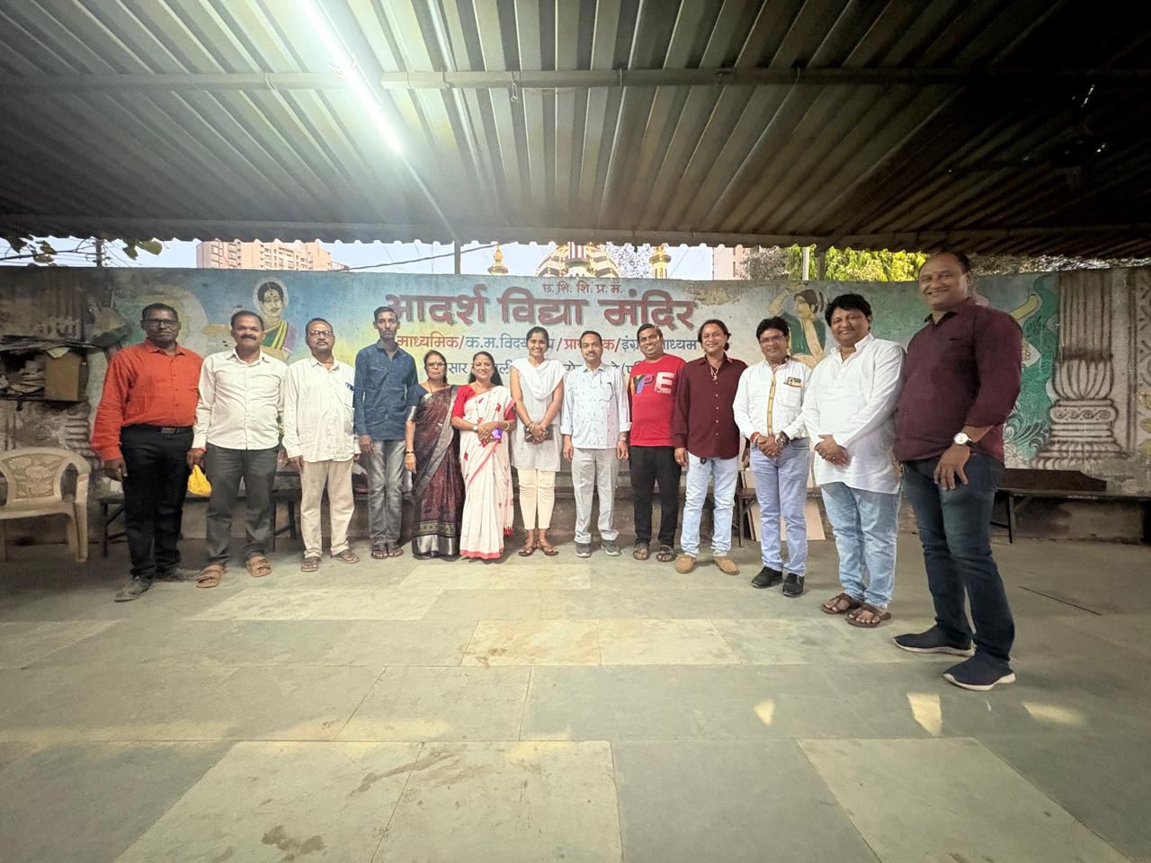 आदर्श विद्या मंदिरच्या माजी विद्यार्थी संघाची कार्यकारिणी स्थापन