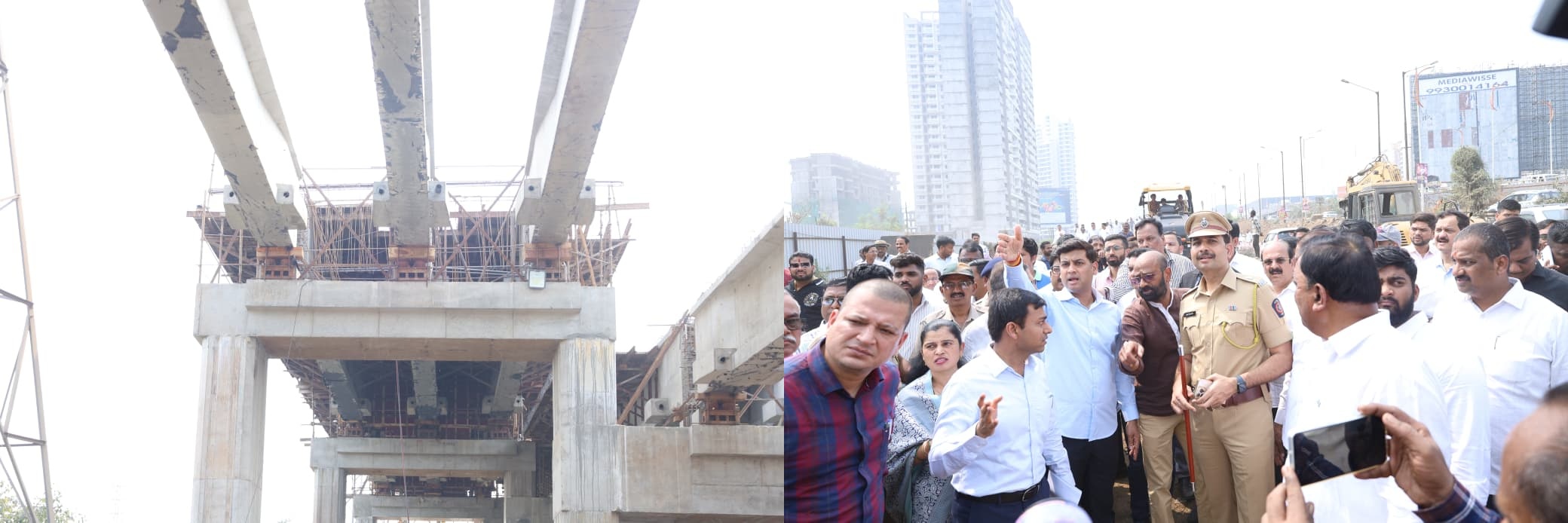 आता शिळफाटा रस्त्यावर मेट्रोने प्रवास