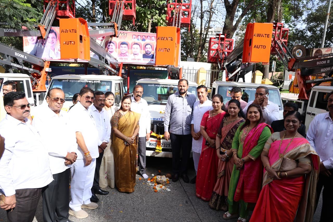 अग्निशमन, घनकचरा व उद्यान विभागांमध्ये नवी कोरी वाहने दाखल