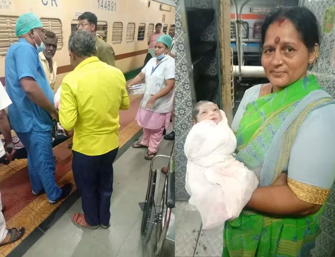 धावत्या लोकलमध्ये प्रसूतीकळा; महिलेने दिला गोंडस कन्येला जन्म