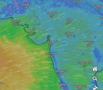 अरबी समुद्रातील कमी दाबाच्या पट्ट्यामुळे जिल्ह्यात मुसळधार पावसाची शक्यता